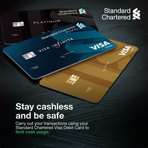 standard chartered debit card online